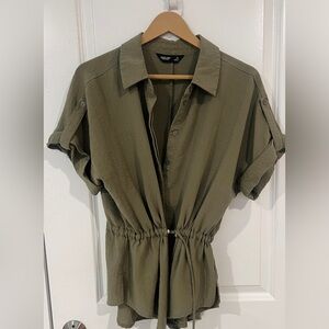 Simply Vera Vera Wang Kohl's Drawstring Waist Short Sleeve Shirt